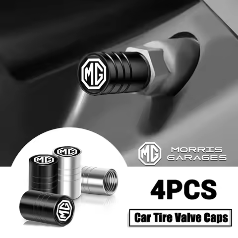 4pcs Car Wheel Tire Valve Caps Air Stem Cover For MG HS ZST ZS Rx5 MG3 MG5 MG6 MG7 GT GS Hector ZX E