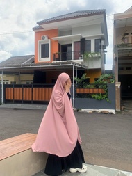 IMAZAN Khimar Crinkle Airflow NonPad Kerudung Panjang Instan Jilbab Syari Jumbo Hayya Series