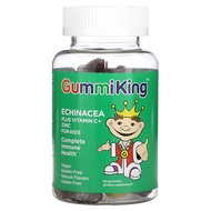 GummiKing, Echinacea Plus Vitamin C+ Zinc for Kids, Strawberry, Orange, Lemon, Grape, Cherry and Gra