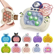 Stress Relief Pop It Game Machine Quick Push Game Console Reaction Training Early Education Toy F6r6