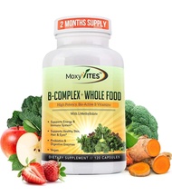 วิตามินบีรวม, วิตามิน B รวม , MoxyVites Vitamin B Complex - B Vitamins Whole Food Supplement, B12 Me