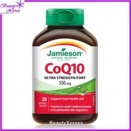 Jamieson - 超強抗氧輔酶 Q10 (500 毫克) 30 粒 [平行進口] 此日期前最佳:2025年12月31日