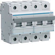Hager MCB 4P Type B/C HLE480A HLE490A