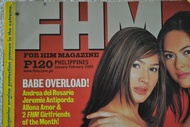 FHM Magazine January-February 2002 Jackie Forster and Joanne Quintas