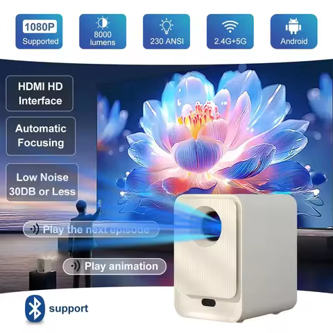 High-end Fully enclosed projector home portable hd projector autofocus smart projector HP30 home the