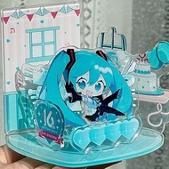 2024 New Anime Hatsune Miku 16th anniversary Figure Kawaii Q version Acrylic DIY combination Standin