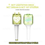 NCT DREAM 127 LOGO LIGHTSTICK DECO STICKER REFLECTIVE HOLOGRAM (NEBONG STICKER NCT DREAM 127 HOLOGRA