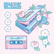 方形明信片 - 卡式錄音機