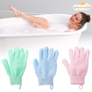 ILIGHTHEARTEDY4 Peeling Glove Five Fingers High-Elastic Shower Spa Exfoliator Scrub Mitt Rub Dead Sk