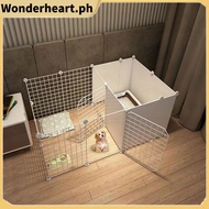 ️Foldable Pet Cage Pet house Collapsible Stainless Cage With Poop Tray For Pet Rabbit Cat Dog