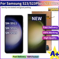AMOLED Display S23 S911 For Samsung Galaxy S23 Plus S916 Touch Screen Digitizer S23 ultra S918B S918