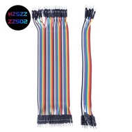 40Pcs 20Cm 2.54Mm Male To Male Breadboard Jumper Wire Cable for