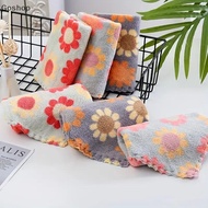 Goshop Super Soft Coral  Dishcloths Kitchen Sunflower Towels Pa for Efficient Tableware Cleaning and
