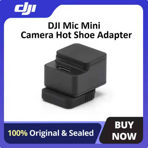 DJI Mic Mini Camera Hot Shoe Adapter for The DJI MIc Mini Mic 3 Receiver Is Connected With the Hot S