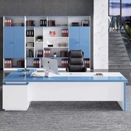 Combination Manager Desk Office Desk Chair Atmospheric Boss Modern Simple Presidential Desk Large Wo
