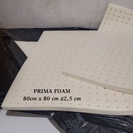 100% PREMIUM ORIGINAL LATEX FOAM MATTRESS TOPPER 80cm x 80 cm x 2.5 cm