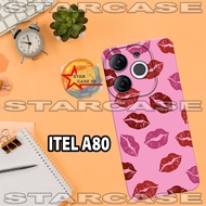 Softcase itel a80 /S34/Girl's Motif/case itel a80 /casing itel a80/silicone