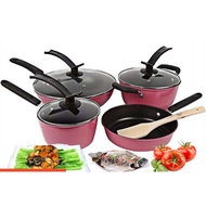 8-In-1 Non-stick Stainless steel Cookware Wok Frying Pan Pot (CW-7109)