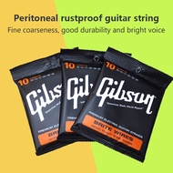 Full set 6pcs Gibson Acoustic / Electric Guitar Strings Steel Tali Gitar Akustik Guitars Cable String yamaha fender