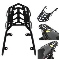 Black Motorcycle Rear Carrier Plate Luggage Rack Cargo Shelf Carry Top Case Cover Holder Bracket for