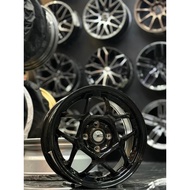 BZ30 7X15 4H100 ET38 CB73.1 PIANO BLACK / HB NREW SPORT RIM