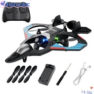 JONY1EC Radio-controlled Airplane, With LED Colorful Lights 2.4GHz Remote Control Plane, Glider Stun