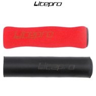 Litepro MTB Mountain Bike Grip Silicon Sponge Handle Grips Folding Bicycle Universal 22.2mm Cover No