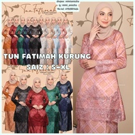 Baju Raya 2023  Tun Fatimah Kurung Moden Printed Songket Kurung Putih Baju Kurung Hitam Nikah Tunang