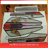 CT CT | Honda Win 100 stamp set in Purple and Red, 95th generation - Good quality