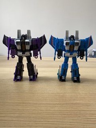 （尺寸免問，自己搵）變形金剛transformers earthrise地球崛起voyager class航行家級skywarp天鷗/鬧翻天  &  thundercracker雷公/驚天雷（不散賣）