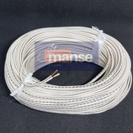 Awg24 Double 2x18 White Cable Awg 24 2x18 0.12 50m Cable
