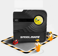 Bơm lốp ô tô dự phòng STEELMATE P03 cơ cho xe 4-7 chỗ có đèn bảo hành 12 tháng
