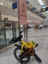 兒童單車 中童摺車 16吋528元(細果架)，18吋578元(大架)，另有12吋428元，14吋478元及20吋628元，仲有粉/綠色  bbcwpbike bike kids bike