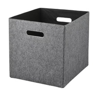 (IK) 33X38X33CM BLADDRA BOX STORAGE GREY
