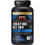 GNC AMP Creatine HCl 189, Fast Absorbing Builder, 60 Servings | Provides 189 Percent Better Absorpti