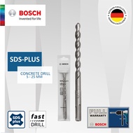 [Official E-Store] Bosch SDS-Plus 1 Concrete Drill Bit. 5 - 25 MM Fast Drilling Bit