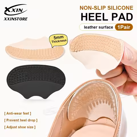 【Xxin】Silicone Heel Pad Anti-friction High Heels Insoles Non-slip Women Shoe Pad
