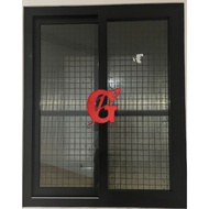 JENDELA UPVC HITAM/PUTIH 149 X 119 / JENDELA UPVC TEBAL/CUSTOM JENDELA