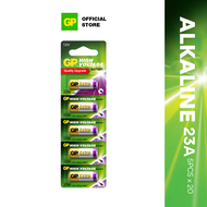 GP Battery Super/Online Exclusive Extra Alkaline 12V 23A (C5 – Card of 5) x20