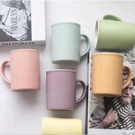 Muso 6pcs Glass mug set coffee Cup Milk Tea ceramic pastel ceramic mug coffee