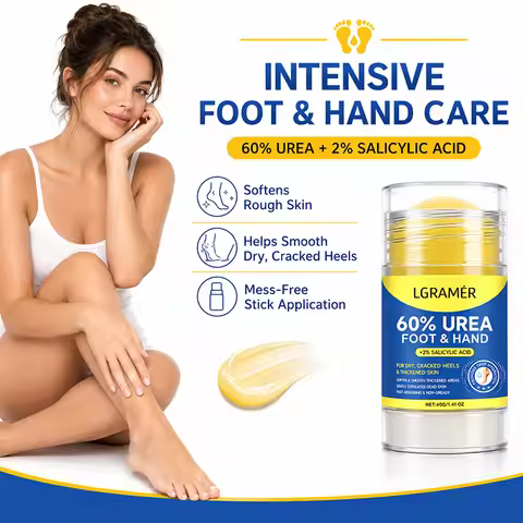 60% Urea Foot Cream + 2% Salicylic Acid Intensive Hydrating Feet And Hand Care Stick Moisturizing Fo