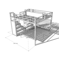 Customize loft bed singapore for 1room/2room condo /HDB onsite measurement service!