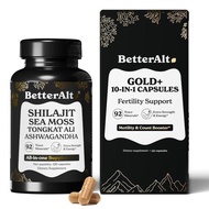 BetterAltGOLD+Shilajit,Ashwagandha&SeaMossCapsules|Lab-TestedforPurity|HelpsBoostEnergy&Immunity|2-M