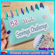 SP* Waterpoof Saving Binder Personal Saving Binder Book Planner 52 Week Saving Challenge Binder for 