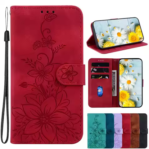 Magnetic Wallet Flip Cover Case For OPPO Realme Narzo 60x 50 50i 50A 30 20 10A 20A N53 n55 Prime Pro