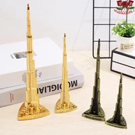 MALCOLM1 Burj Khalifa Tower Statue, Kawaii Mini Alloy Burj Khalifa Tower Figurine, Micro Landscape D