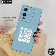 KAZERO - Case hp VIVO V25 PRO - Fashion Case Aesthetic - Pro Camera - Softcase VIVO V25 PRO - Casing