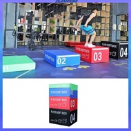 [Flameer2] Plyometric Jump Box Non Slip Multipurpose for Exercise Mma Physical Training
