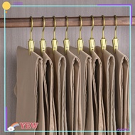 YEW 1pcs Storage Clip, Non-slip Aluminum Alloy Multifunctional Hook Clip, Quality With Hook Seamless Metal Clothes Hangers Skirt