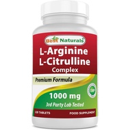 Best Naturals L-Arginine L-Citruline Complex 120 Tablets